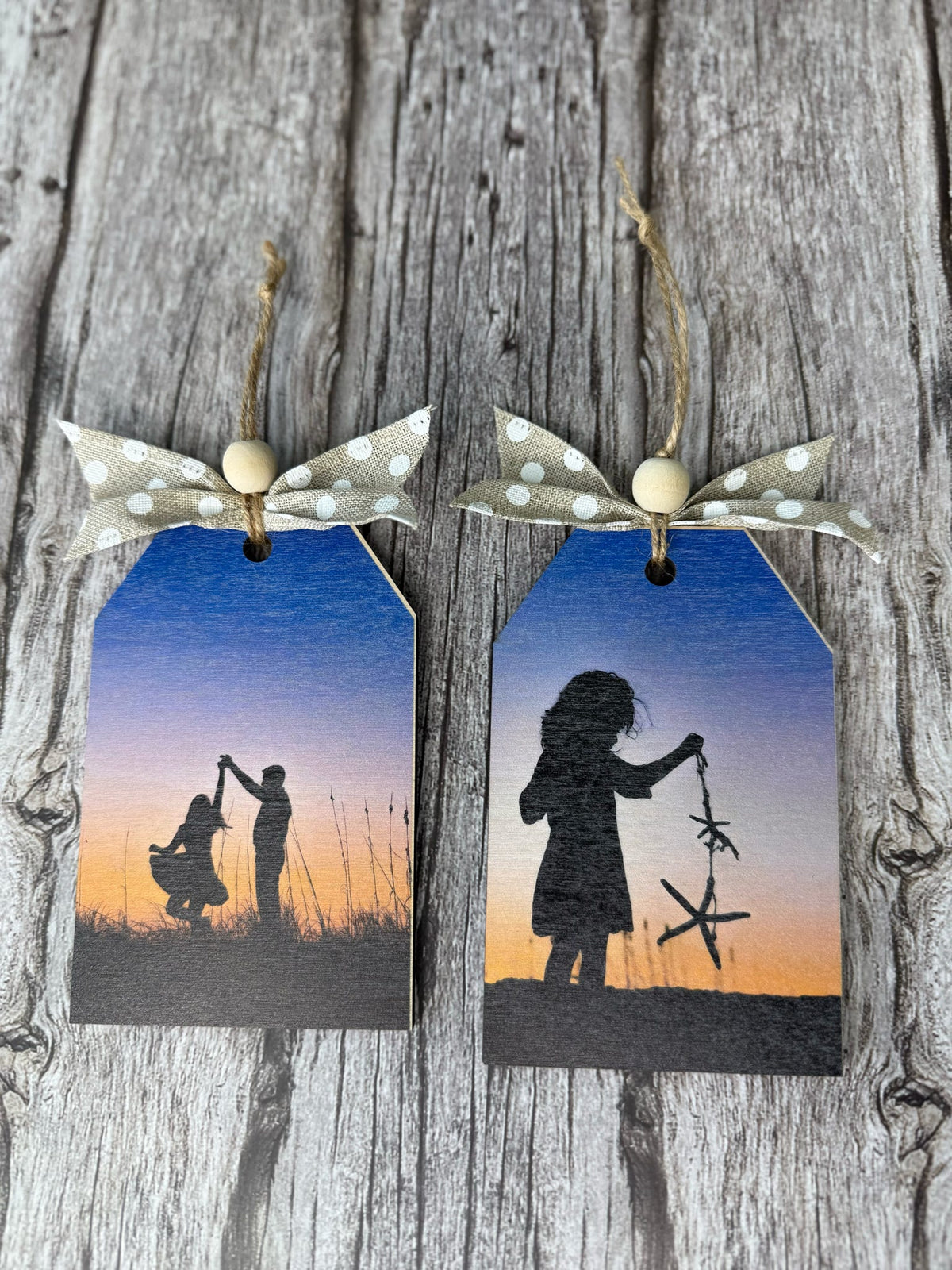 Photo Ornament Tags