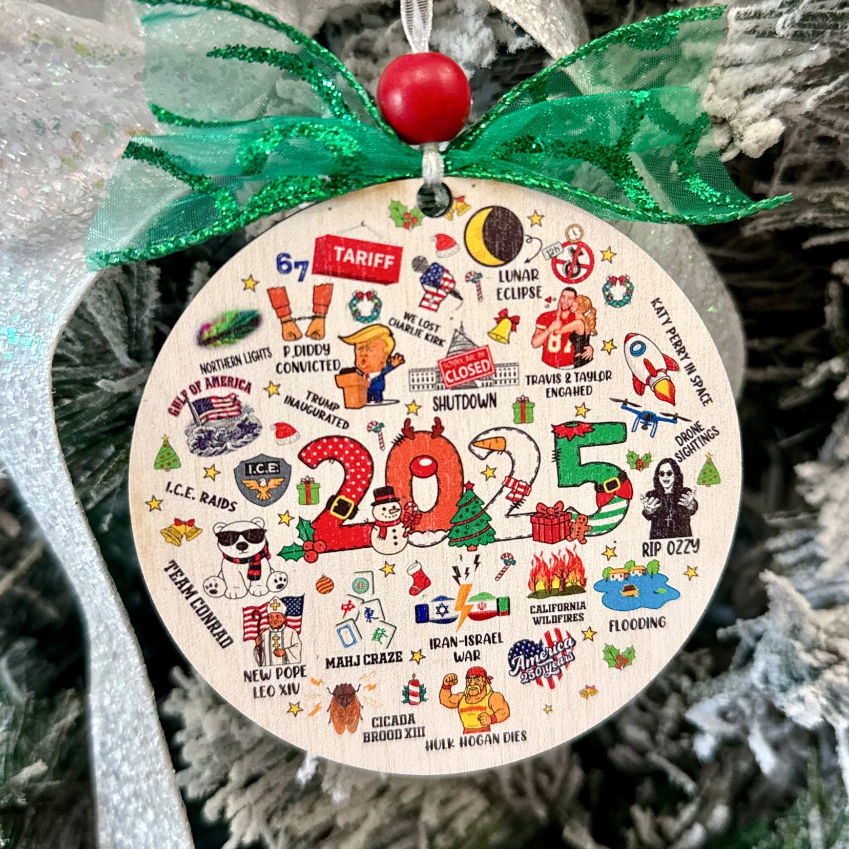 2025 Year in Review Keepsake Ornament G250