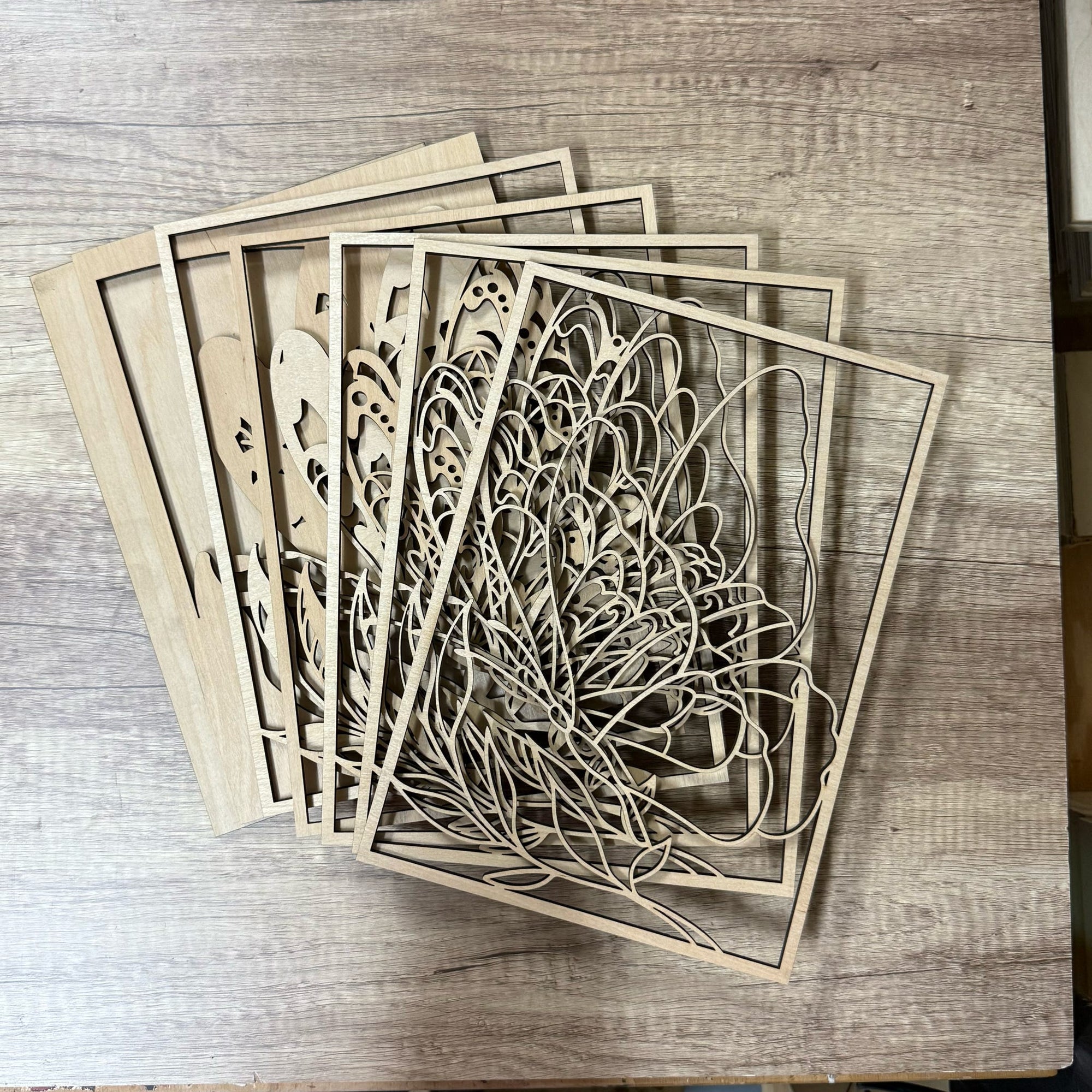 Butterfly 3D LAYERED PROJECT G339