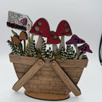 Mushroom  Basket Changeable 3D LASER PROJECT- G372