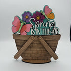 Spring is in the Air Basket Changeable 3D LASER PROJECT-G374