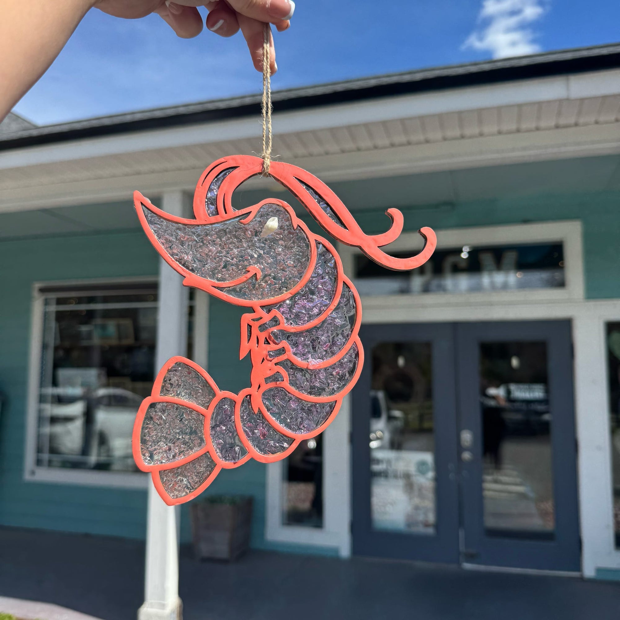 Shrimp Suncatcher- G363