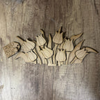 Tulip Basket Changeable 3D LASER PROJECT- G374