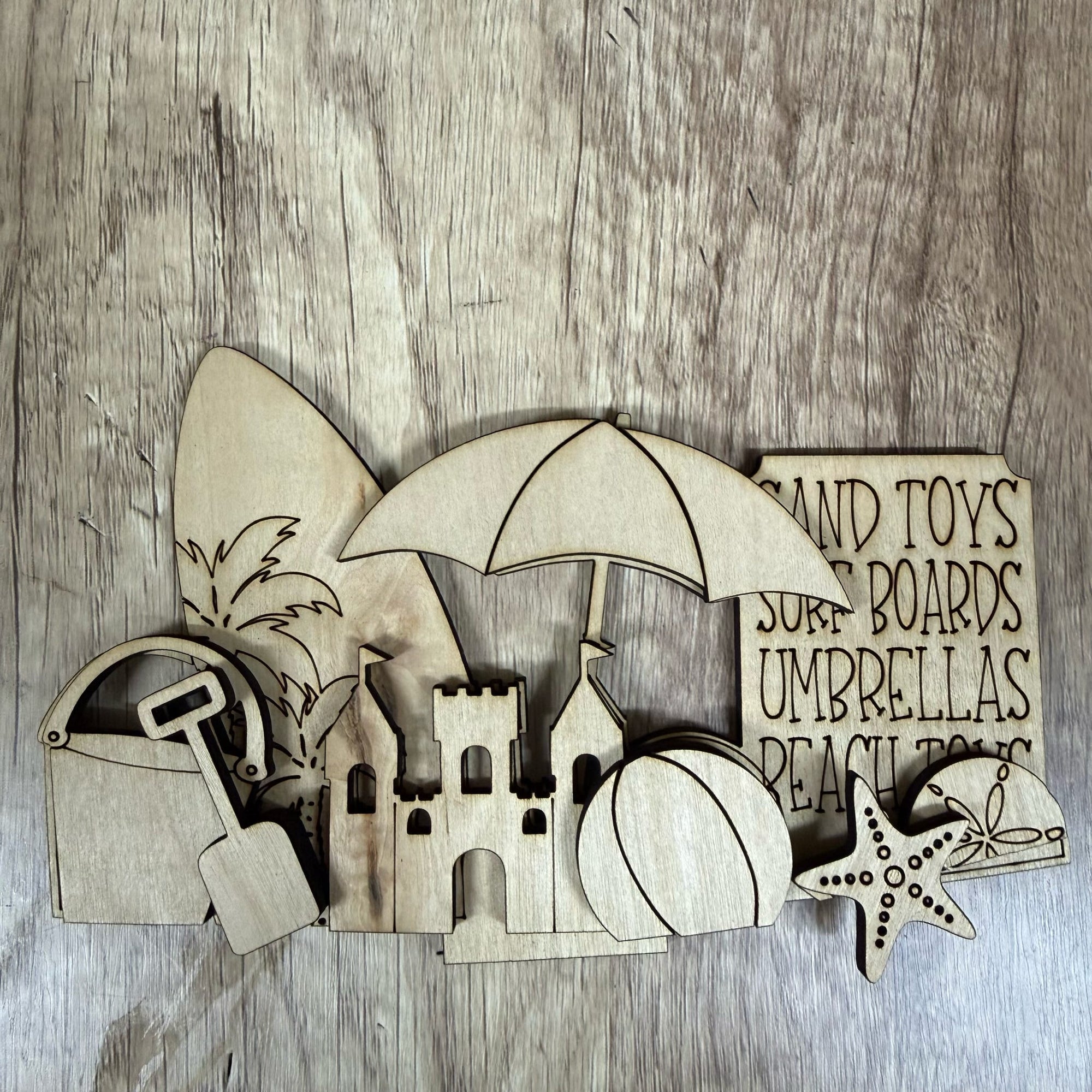 Beachy Basket Changeable 3D LASER PROJECT- G376