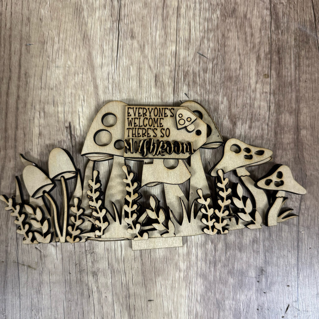 Mushroom  Basket Changeable 3D LASER PROJECT- G375