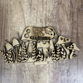 Mushroom  Basket Changeable 3D LASER PROJECT- G375