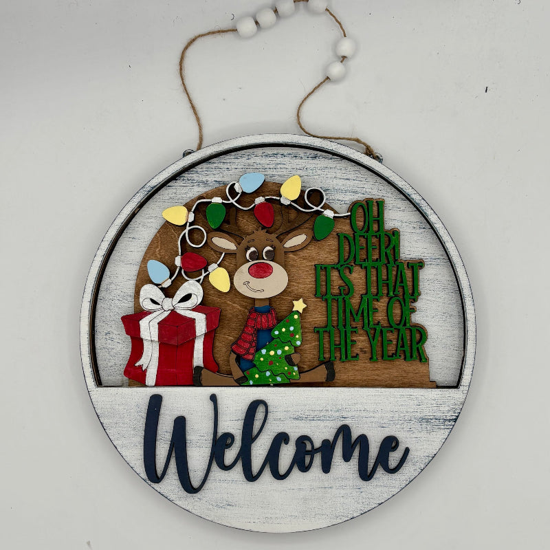 Drop In Oh Deer Christmas 3D LASER PROJECT - G409