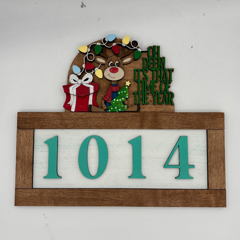 Drop In Oh Deer Christmas 3D LASER PROJECT - G409