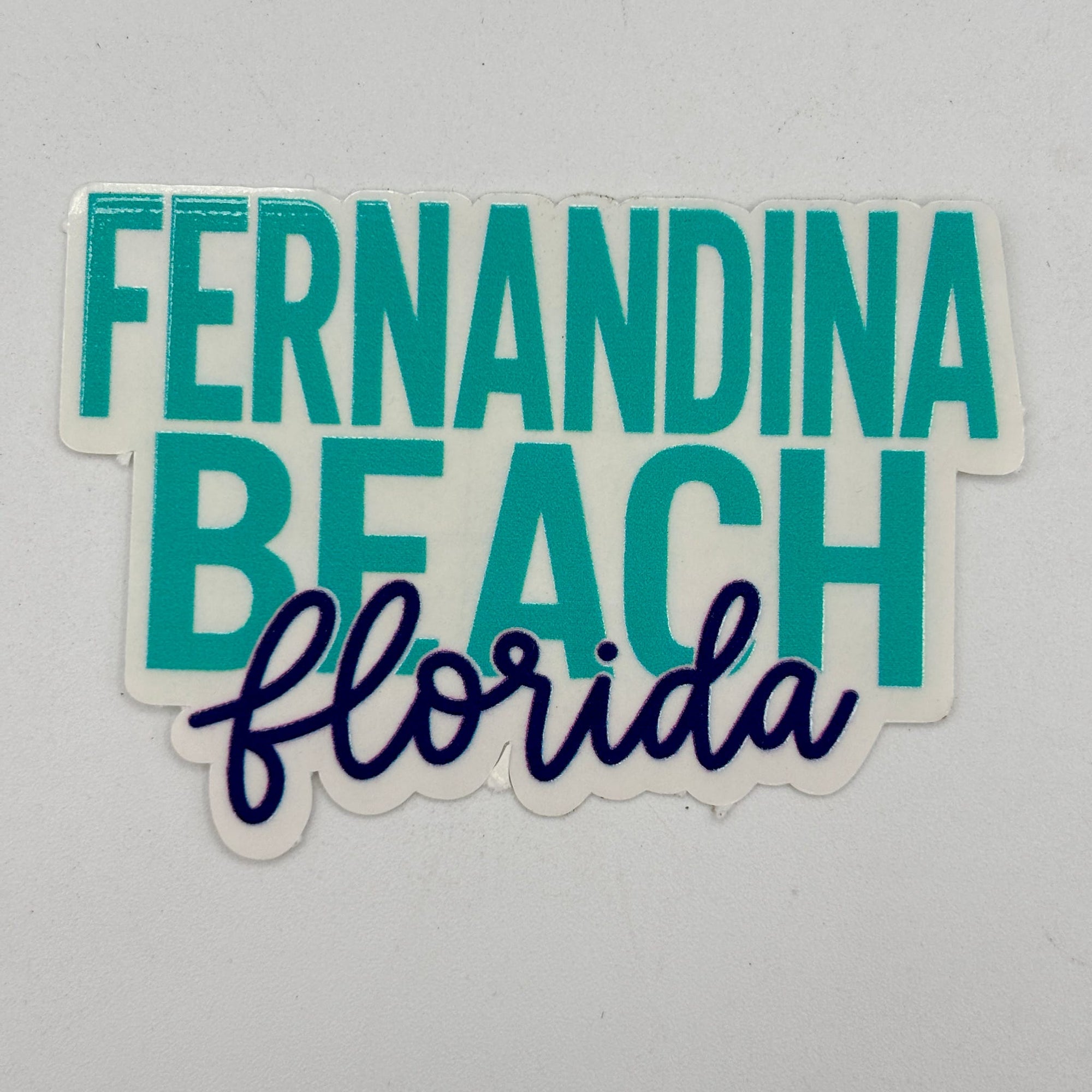 Fernandina Beach Word Sticker G0632