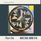 Clearance Sale – One-of-a-Kind Finished Decor - G0722