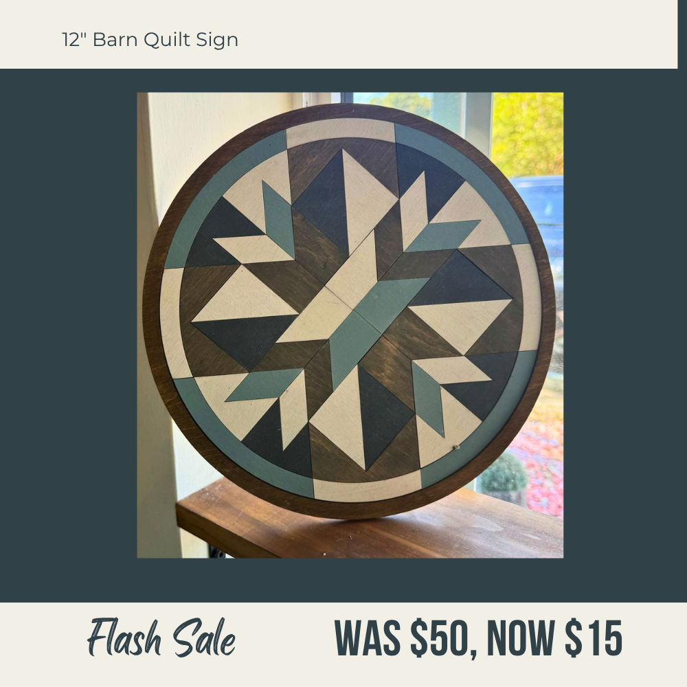 Clearance Sale – One-of-a-Kind Finished Decor - G0722