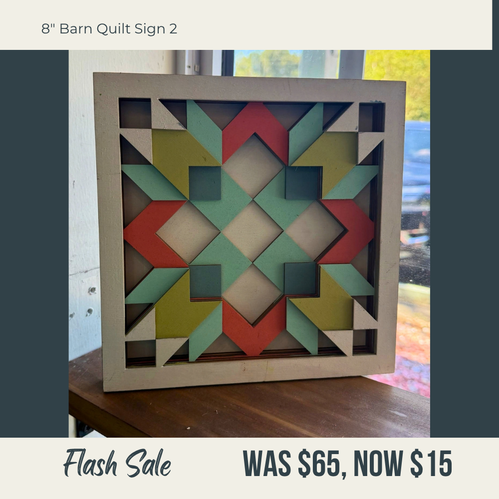 Clearance Sale – One-of-a-Kind Finished Decor - G0722