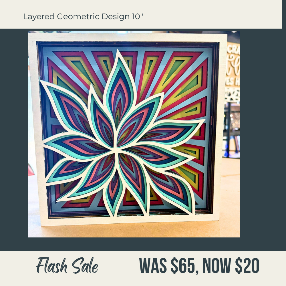 Clearance Sale – One-of-a-Kind Finished Decor - G0722