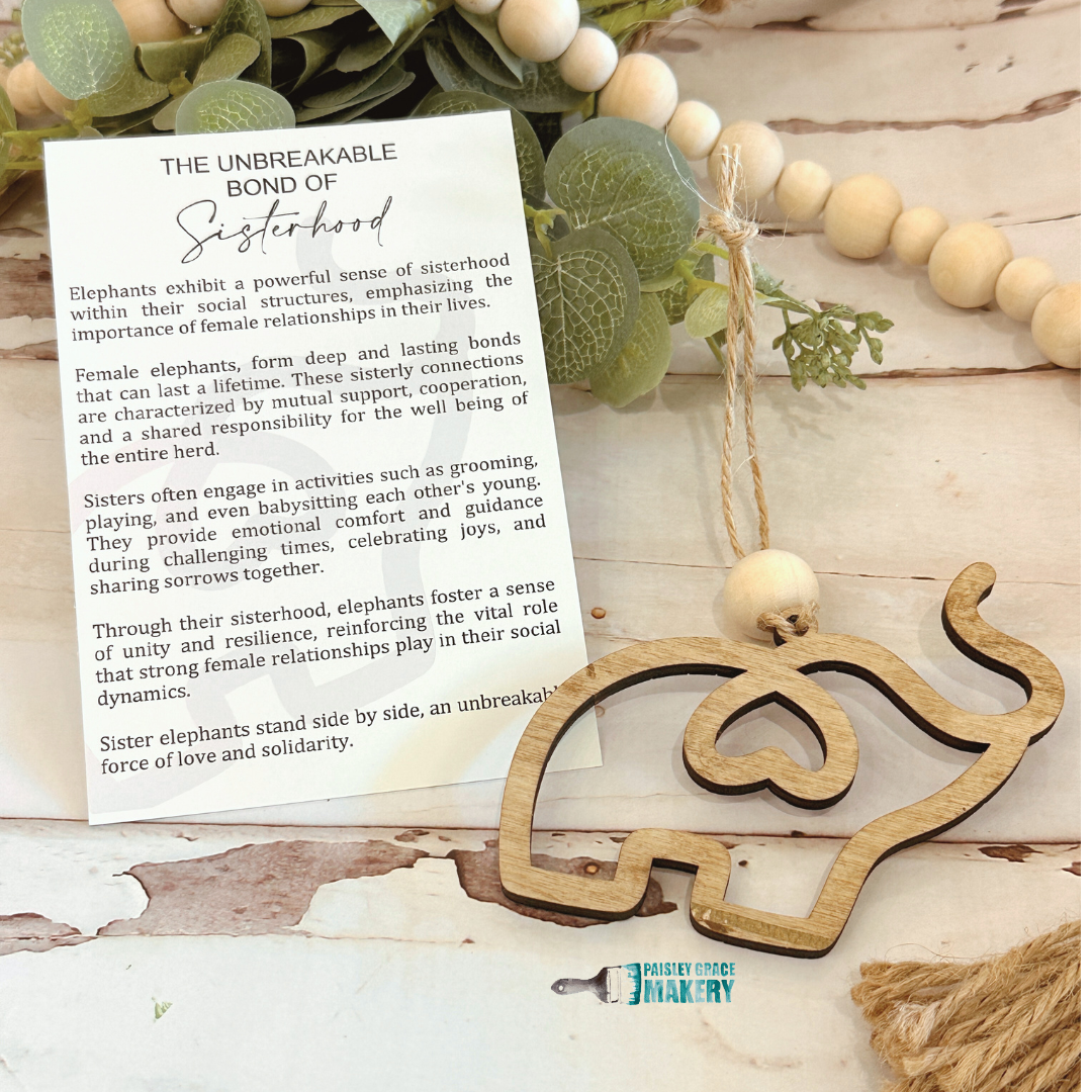 Unbreakable Bond of Sisterhood Keepsake Ornament
