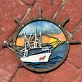 Shrimp Boat Sign 3D LASER PROJECT - P014085