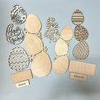 3D Layered Easter Egg Stack P013778