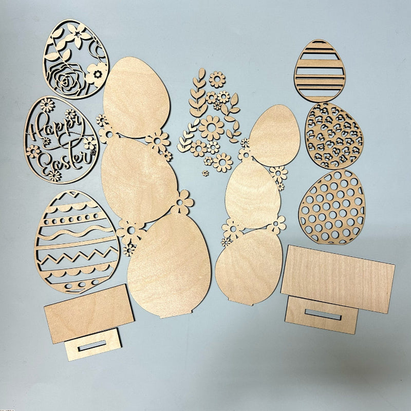 3D Layered Easter Egg Stack P013778