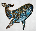 Whale Mandala Epoxy Workshop Choice P12402