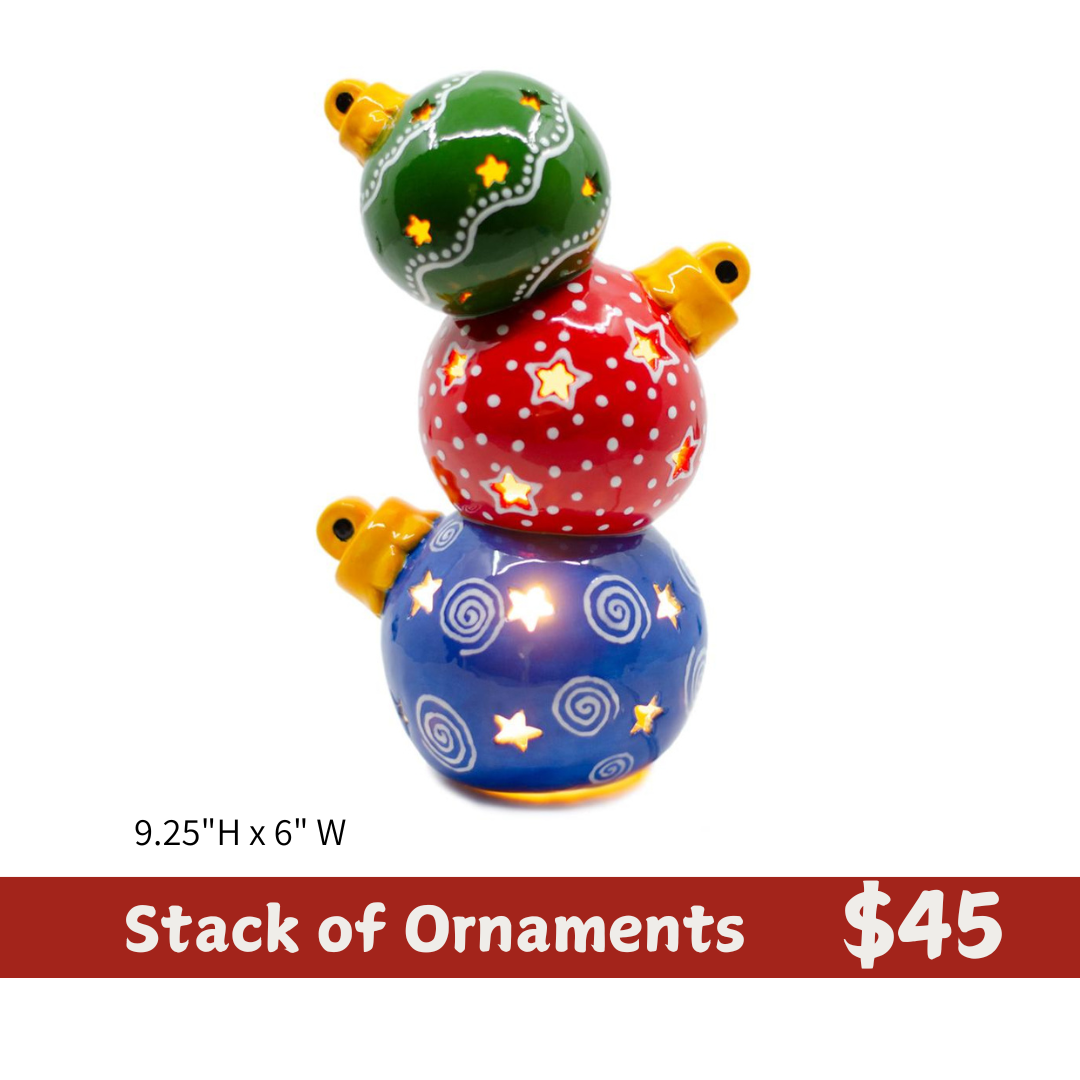 Stack Of Ornament Ceramics