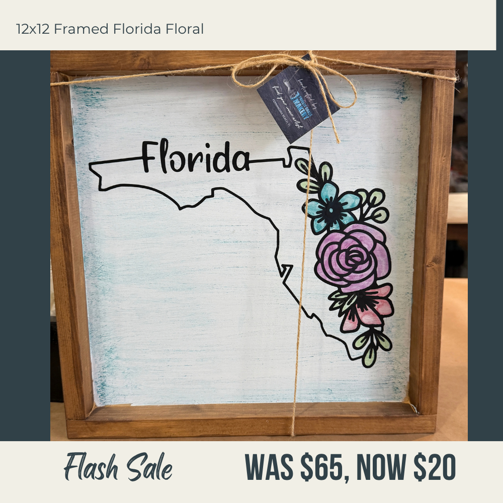 Clearance Sale – One-of-a-Kind Finished Decor - G0722