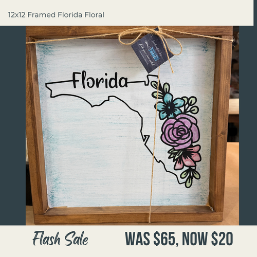 Clearance Sale – One-of-a-Kind Finished Decor - G0722