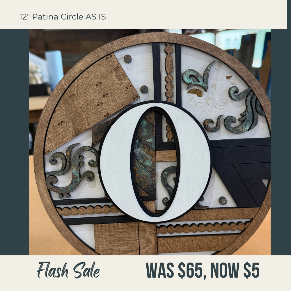 Clearance Sale – One-of-a-Kind Finished Decor - G0722