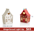 Gingerbread Light Up Ceramics