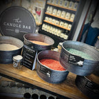 Metal Bucket & Wooden Lid- Candle Bar Wax Bead Container