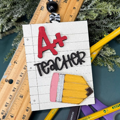 A+ Teacher Ornament - G71