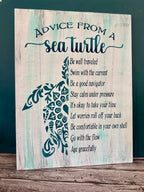 Advice From A Sea Turtle Signature Design P2585