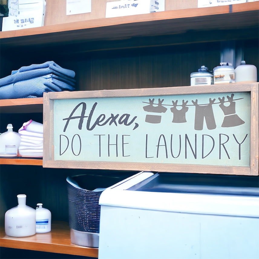 Alexa, Do the Laundry Plank P0463