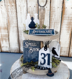 Apothecary Set Tiered Tray Collections P0988