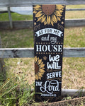 As For Me Sunflower Stencil PLANK - P014252