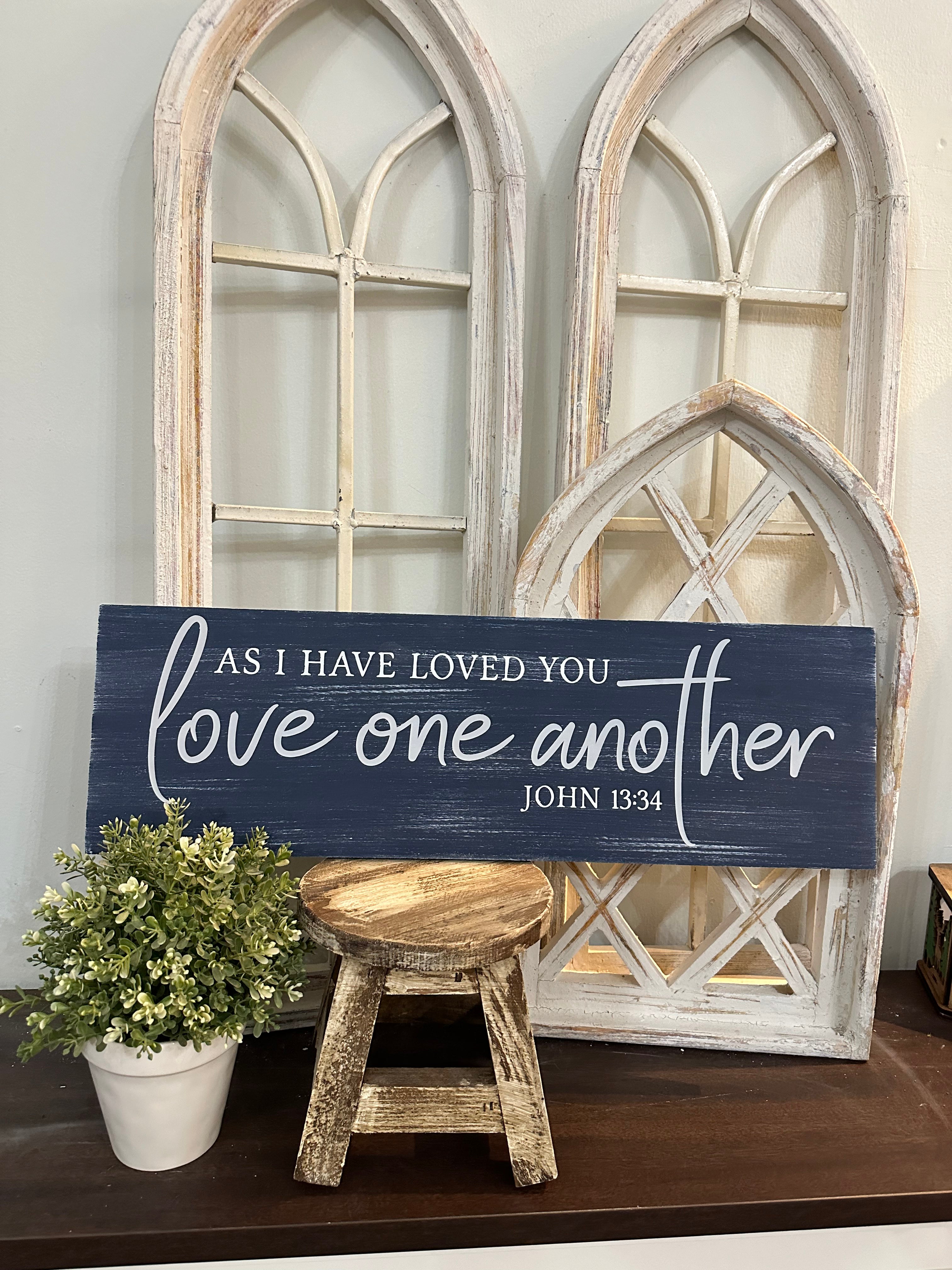 As I have Loved You Plank Design P03578