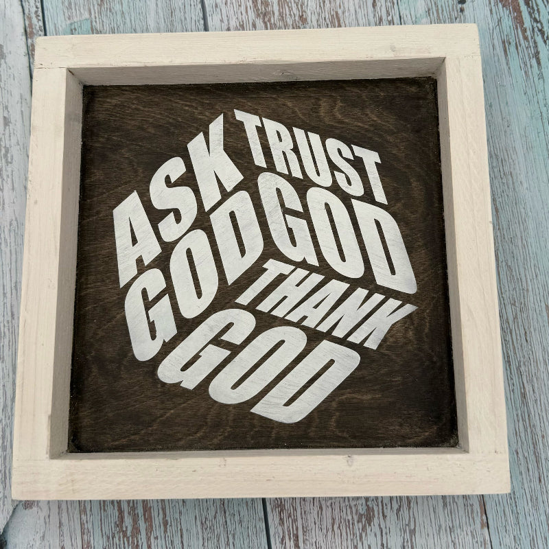Ask Trust Thank SQUARE Design G307
