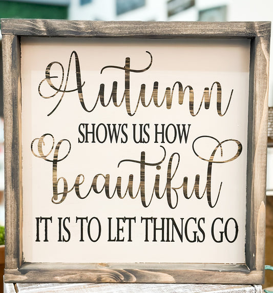 Autumn shows us How Beautiful it is to Let Things Go SQUARE DESIGN P02937