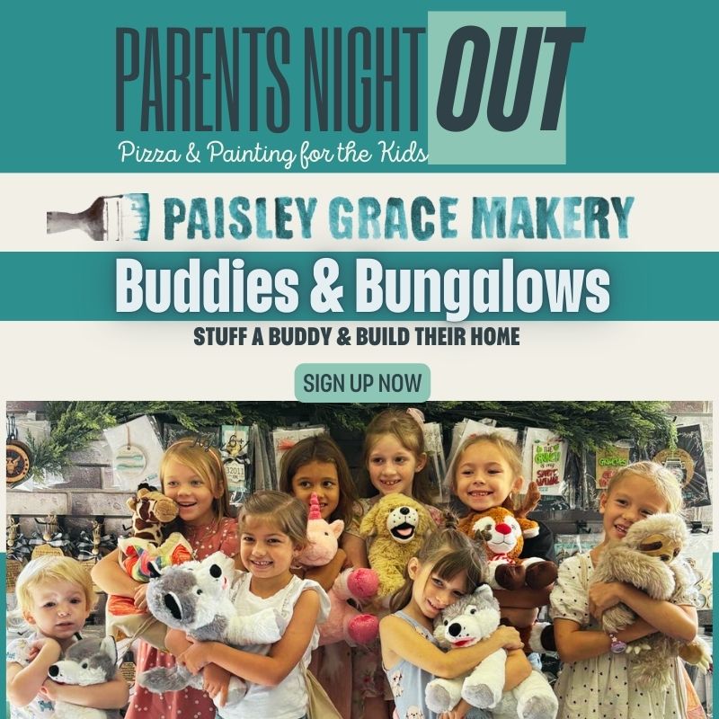 Jan 24th @ 6pm-8pm PARENTS NIGHT OUT: BUDDIES & BUNGALOWS
