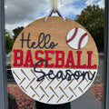 Baseball Season 3D DOOR HANGER - P014225