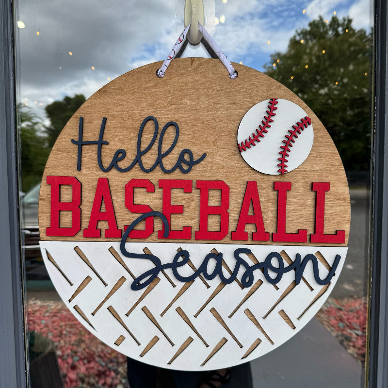 Baseball Season 3D DOOR HANGER - P014225