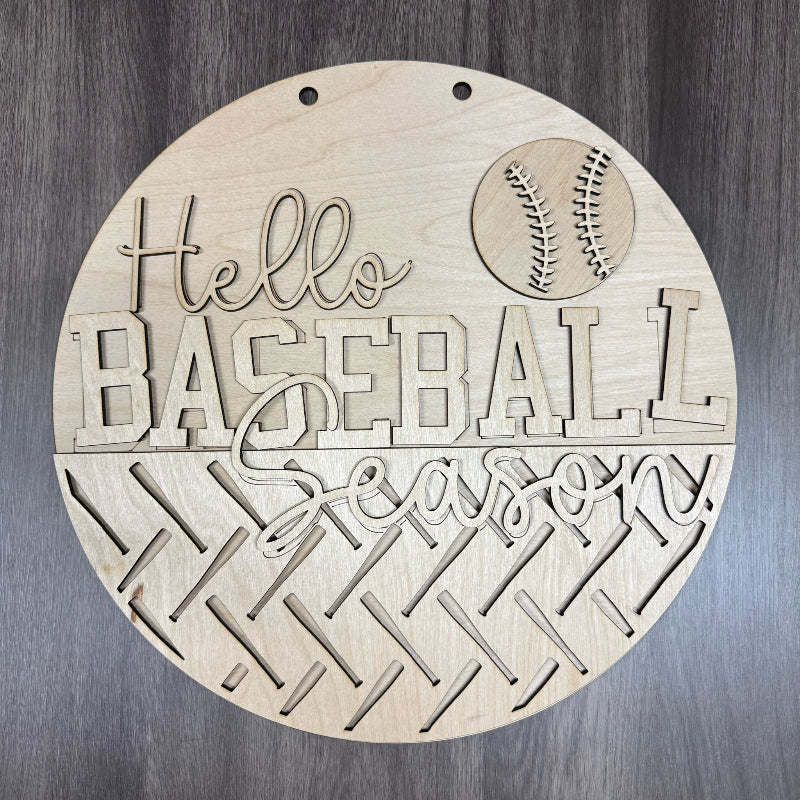 Baseball Season 3D DOOR HANGER - P014225