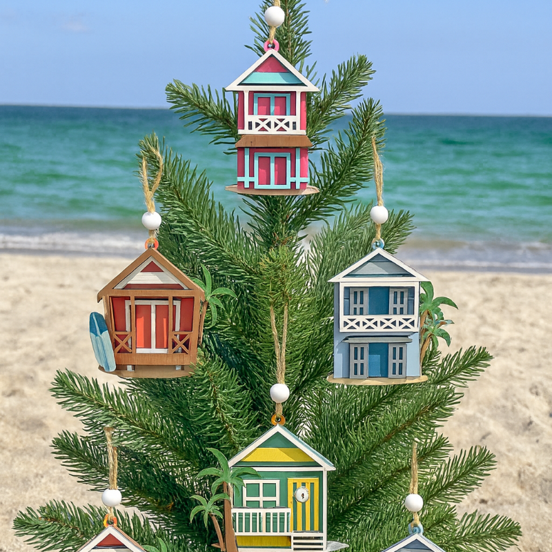 Beach House Ornaments - G174