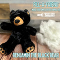 Benjamin The Black Bear 16"  Build Your Own Stuffy S83