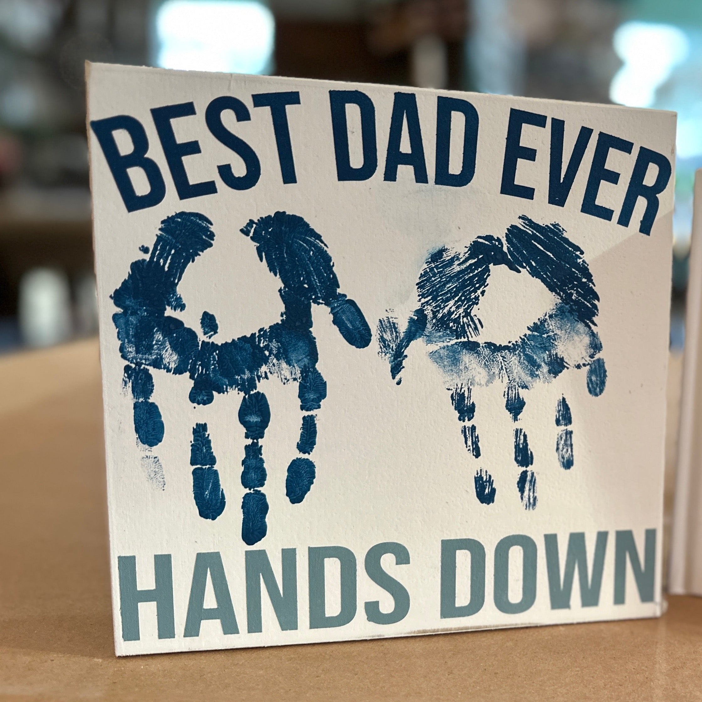 Best Dad Ever Hands Down Mini Design P03751