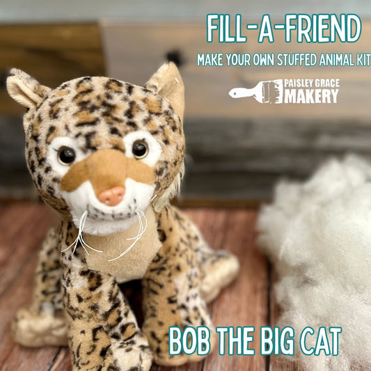 Bob The Big Cat 16"  Build Your Own Stuffy S650