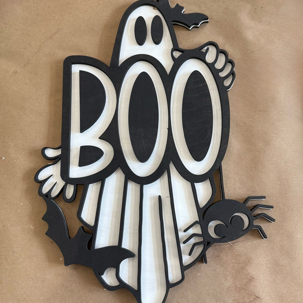 Hey & Boo Ghost 3D DOOR HANGER (Single or Set) G0658