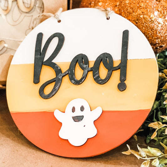 Boo 5" Mini Sign P13034