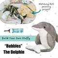 Bubbles the Dolphin 16"  Build Your Own Stuffy S341