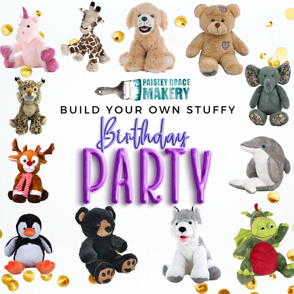 BOOK A BUILD A STUFFY PARTY