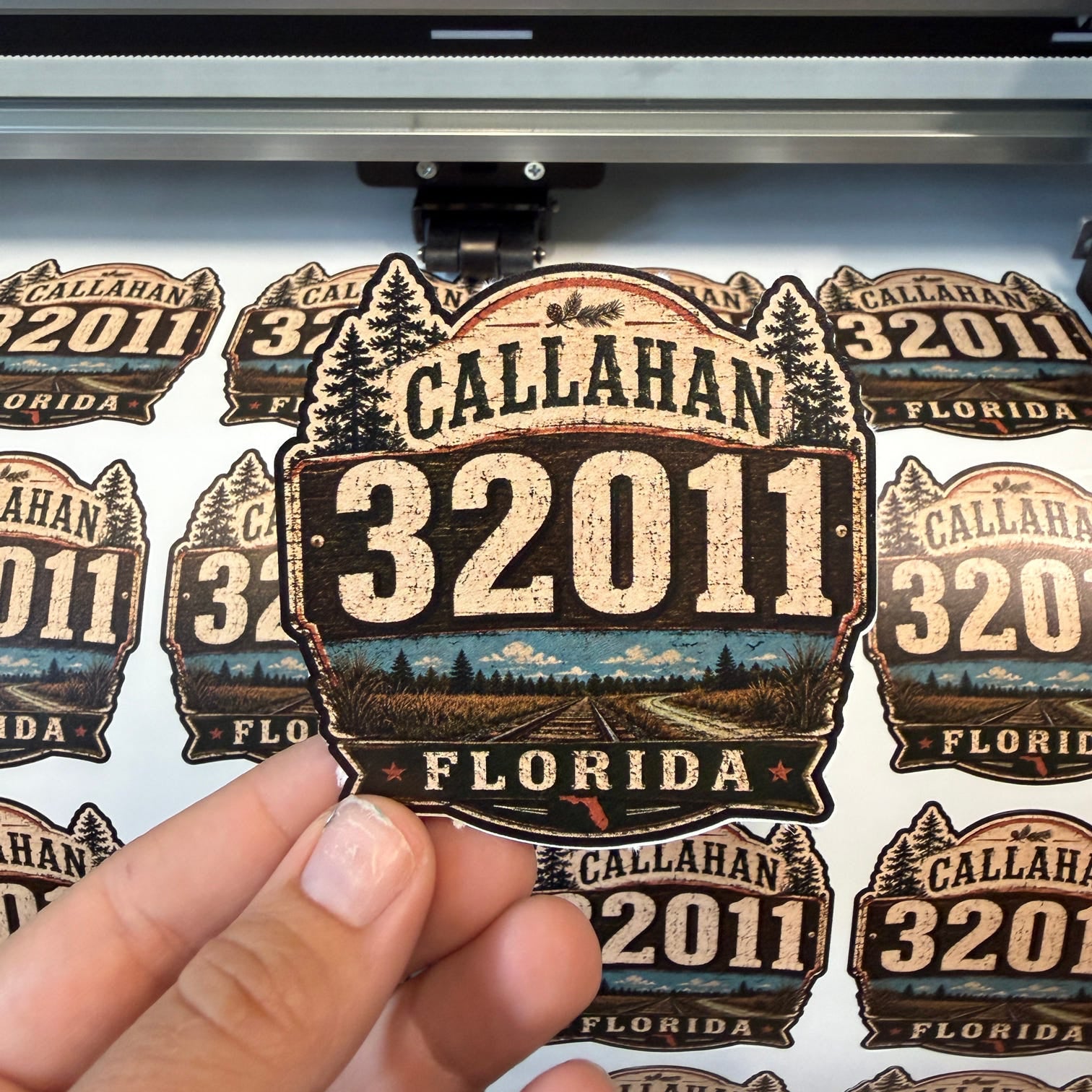 Sticker  of Callahan Florida 