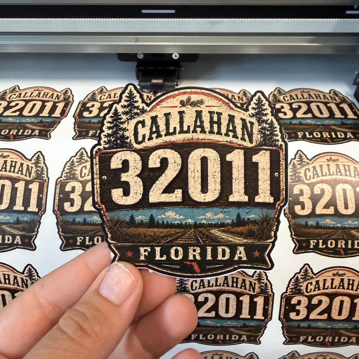 Sticker  of Callahan Florida 